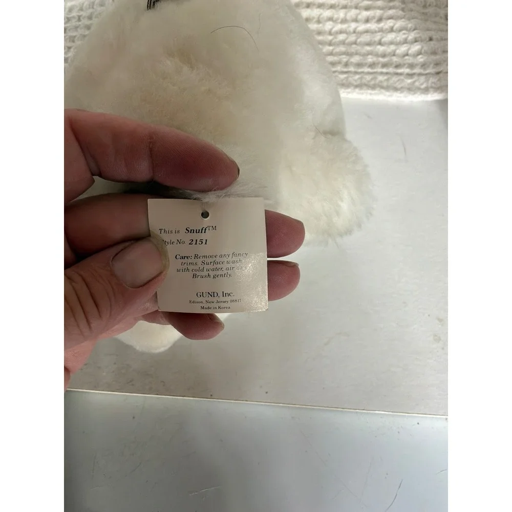 Vintage 1980 Unisex Gund Snuff Bear Plush 8